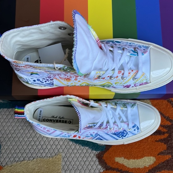 Converse A02266C All Star 
CHUCK Taylor 70 HI
WHITE/UNIVERSITY RED Men’ sneakers - Picture 4 of 16